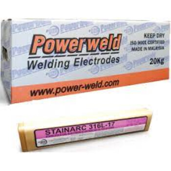 POWERWELD STAINLESS STEEL WELDING ELECTRODE E316L-17